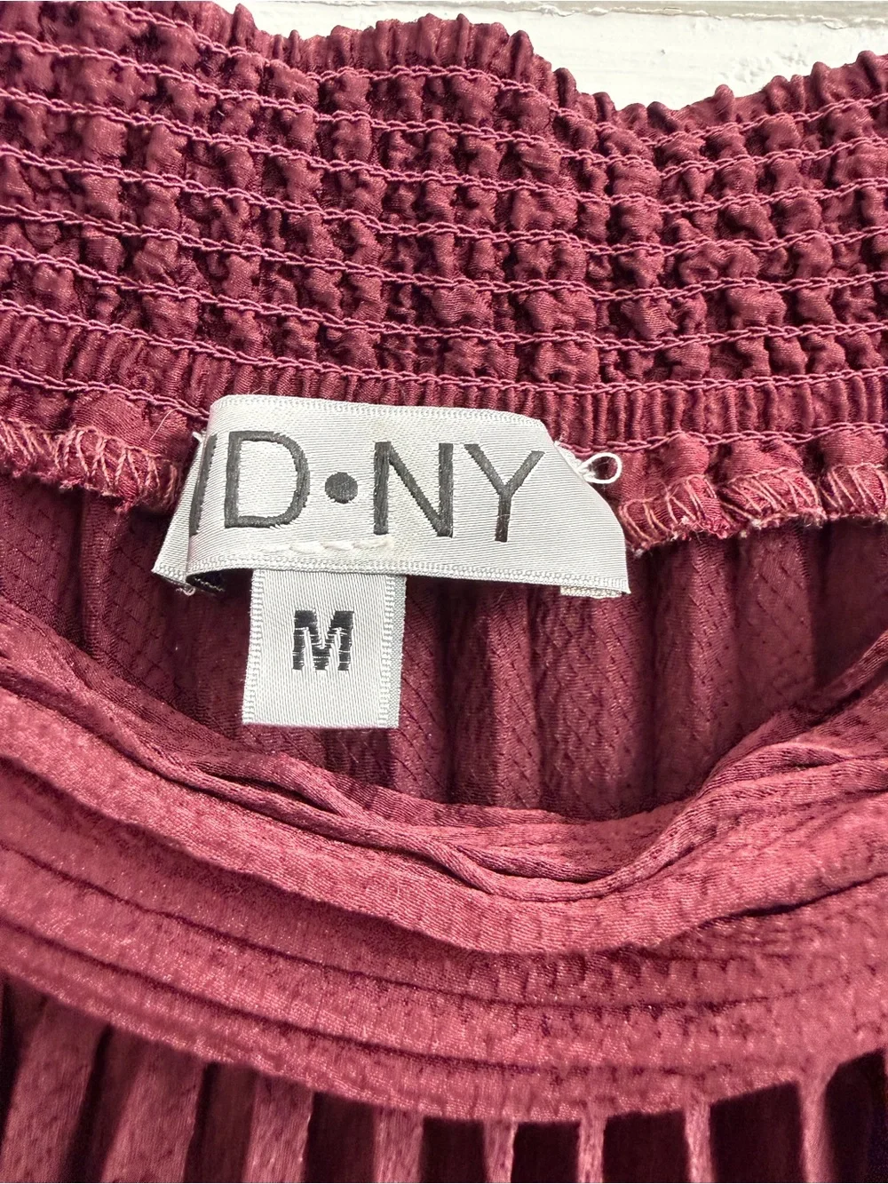 WD.NY Pleated Maxi Skirt in Dusty Rose